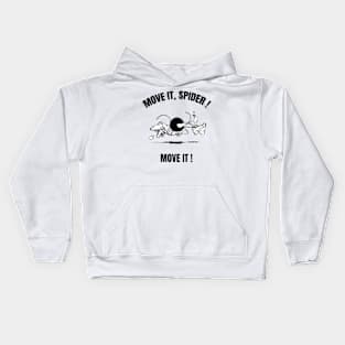 Beth the spider - the running (text version) Kids Hoodie